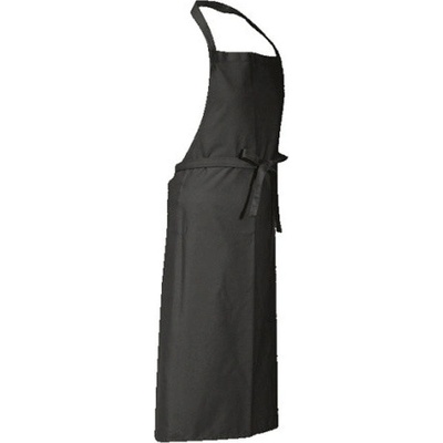 Workwear Verona Dlhá pracovná zástera s trakmi 00130-01 Raven