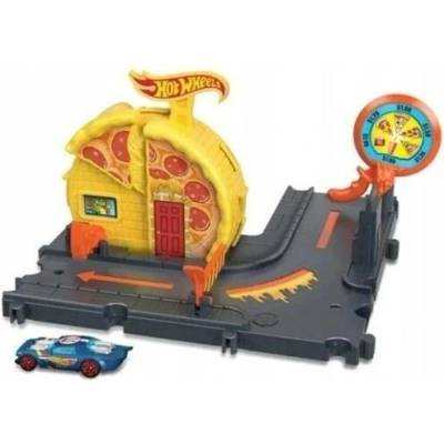 Hot Wheels City Sada "Skvělá Pizzerie" s autíčkem 1:64 pro děti