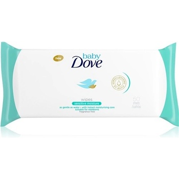 Baby Dove Sensitive Moisture vlhčené obrúsky 50 ks