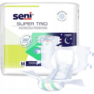 Torunskie Zaklady Materialow Opatrunkowych S.A. Seni SUPER TRIO Medium, 10 ks