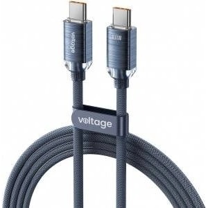 Voltage USB-C / USB-C Voltage PureCrystal 100W PD 100cm cable blue