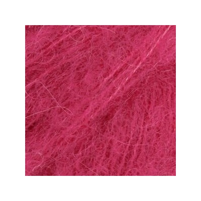DROPS Design Brushed Alpaca Silk Uni Colour 18 Cerise Плетива прежда (109818)