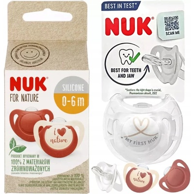 Nuk dudlík Mommy Feel v boxu mintová 2 ks