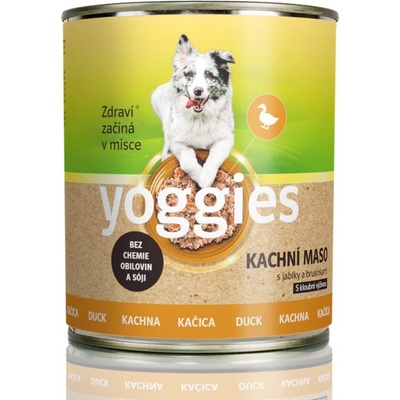 Yoggies monoproteinová pro psy s kachním masem brusinkami a kloubní výživou 800 g