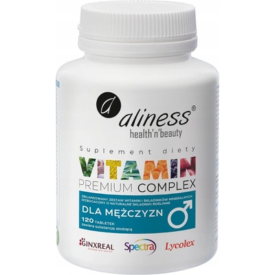 Aliness Prémiový Vitamínový komplex pre mužov 120 tabliet