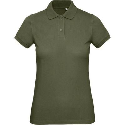 B&C Collection B&C INSPIRE POLO / Дамска поло тениска от органичен памук пике - градско каки S (010440u4201)