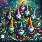 Alipson Puzzle - Puzzle Garden Gnomes in Spring - 1 000 piese