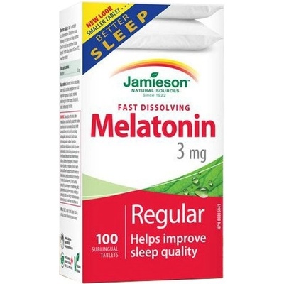 Jamieson Melatonin Regular 3 mg 100 kapsúl