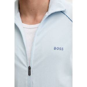 HUGO BOSS суичър с цип мъжки от памук с еластан Mix&Match Jacket Z (50515307) - answear - 103,64 лв