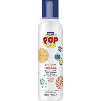 CHICCO Pěna na vlasy a tělo Pop Vanilla wrap 200 ml