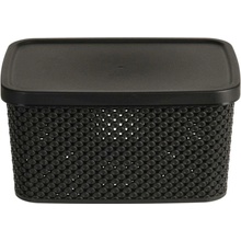 Storage Solutions Úložný kôš Black 2 23 x 12 x 17 cm