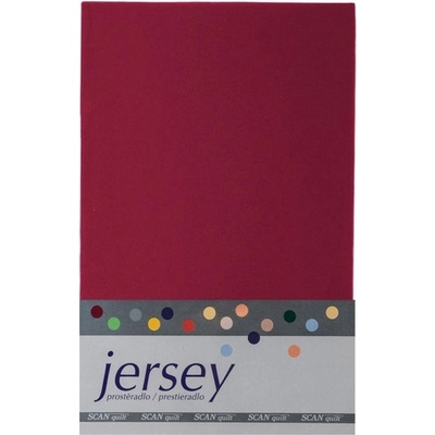 Scanquilt plachta jersey bordová 90x200