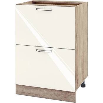 Image 1 of ИРИМ Долен кухненски шкаф Сити АРФ-Крийм гланц-11-44 60 см