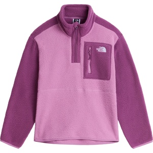 The North Face Детски поларен пуловер The North Face Kid's Teen Yumiori 1/4 Zip Jacket Fleece jumper - Hushed Lavender / Chroma - размер XL (704-6518-0415)