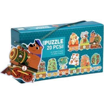 DJECO Детски образователен пъзел Djeco - Аз броя, 20 части (DJ08194)