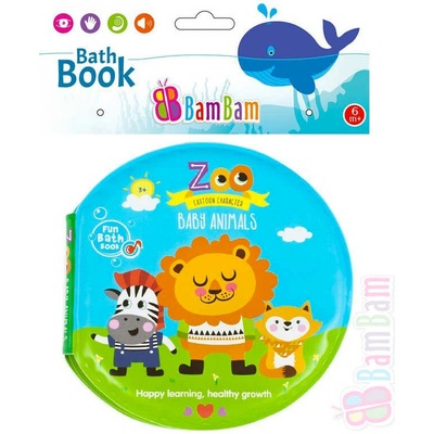 Bam-Bam Bath Book knížka do vody 6m+ ZOO 1 ks