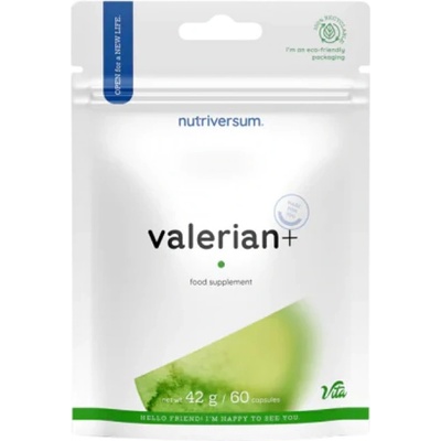 Nutriversum Valerian+ | with Rhodiola & L-Theanine [60 капсули]