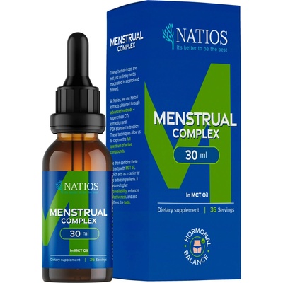 Natios Menstrual Complex Bylinné kapky v MCT oleji 30 ml