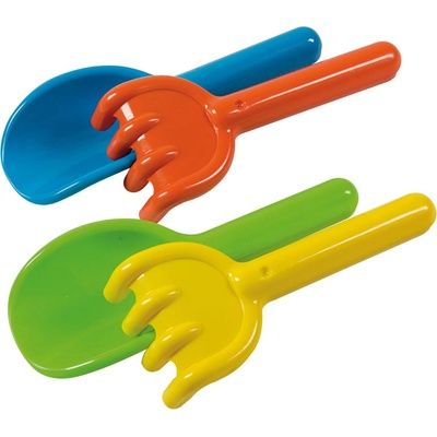 Androni Lopatka a hrabličky na piesok 26 cm, mix farieb