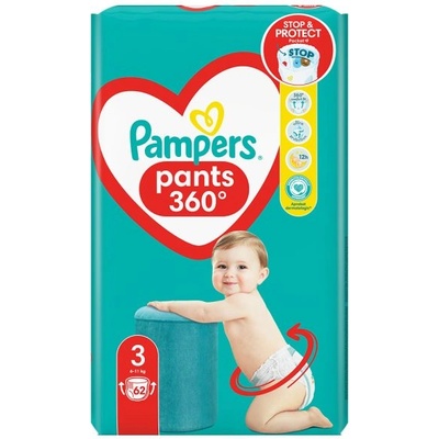 Pampers Гащички Pampers Pants 3 JP (6-11 кг. ) - 62 броя