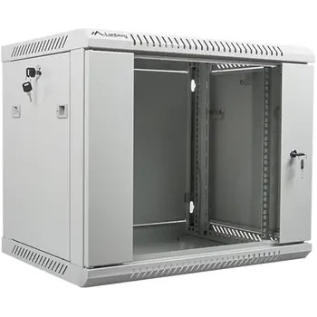 Image 1 of Lanberg Комуникационен шкаф, Lanberg rack cabinet 19" wall-mount 9U / 600x450 for self-assembly (flat pack), grey (WF01-6409-10S)