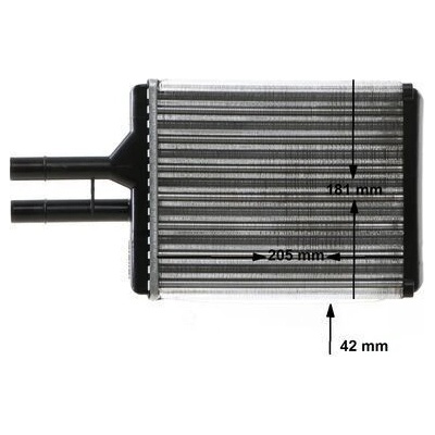Výměník tepla, vnitřní vytápění MAHLE AH 145 000S