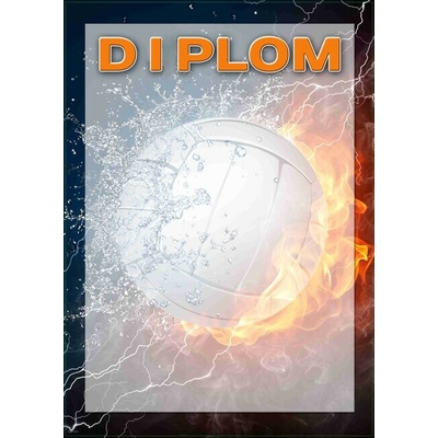 DIP101 Diplom papier volejbal A4