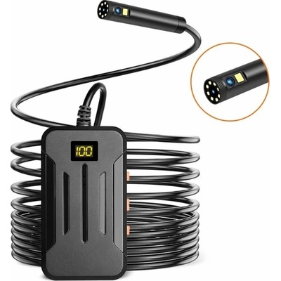 W-Star WSF300D-7-5 - WiFi endoskop, duální kamera 7 mm, 5 m polotvrdý kabel, FullHD 1080P