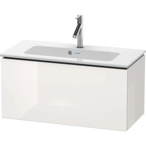 Duravit L-Cube - Шкафче за умивалник „Compact, 40x82x39 см, 1 чекмедже, лъскаво бяло LC615702222 (LC615702222)