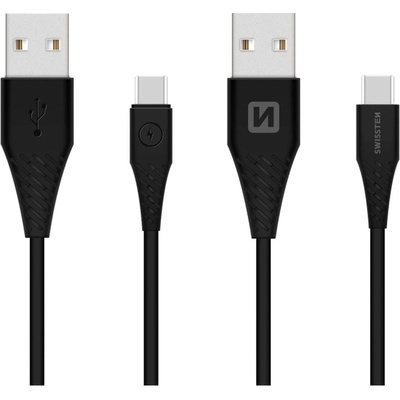 Swissten 71504401 datový USB - USB-C 3.1, 1,5m, černý