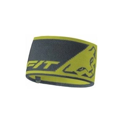 Dynafit Leopar Logo headband golden lime