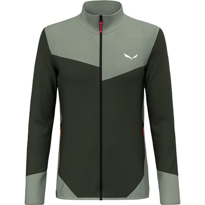 Salewa Мъжко поларено яке Salewa Puez Waffle Hybrid PL Jacket Fleece jacket - Dark Olive - размер 48 (EU) (005-5230-0112)