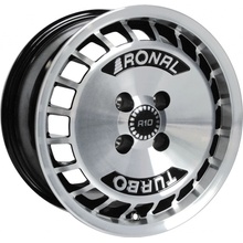 Ronal R10 Turbo 7x15 4x100 ET28 black polished