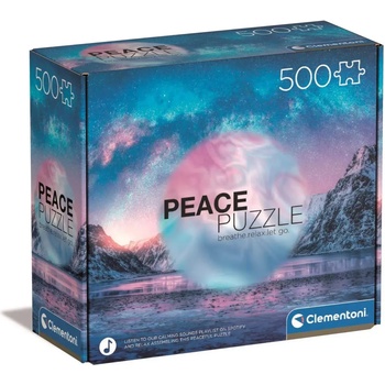 Clementoni - Puzzle Peace Collection Light Blue - 500 piese