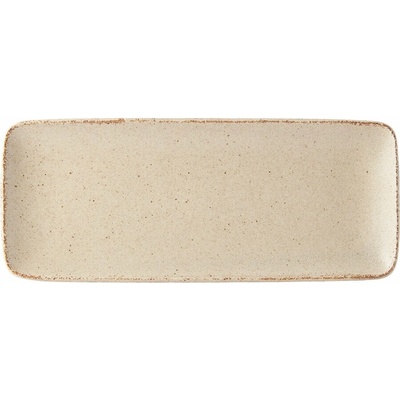MIJ Servírovací tanier SAND FADE 29,5 x 12 cm béžový