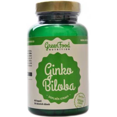 GreenFood Nutrition Ginkgo Biloba extract 60 kapslí