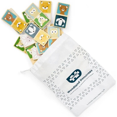 Bigjigs Toys Domino lesné zvieratká