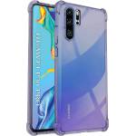 Techsuit Калъф за Huawei P30 Pro / P30 Pro New Edition - Techsuit - Удароустойчив Clear Silicone - Опушено Черен