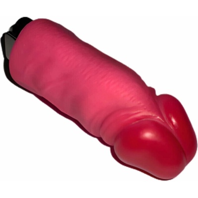 Diablo Picante Fuchsiová zapaľovačka gadget párty píšťalka 2v1