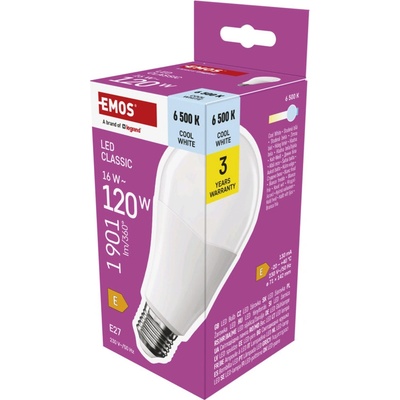 EMOS LED CLS A70 16W120W 1901lm E27 CW