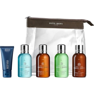 Molton Brown The Refreshed Adventurer Body & Hair Carry-On Bag комплект с душ гел 4х100мл унисекс 1 бр