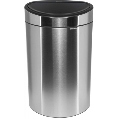 Brabantia Waste Bin Touch Bin New,recycle, 23+10 L steel matt