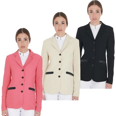 Equestro Sako Perforated dámské béžová