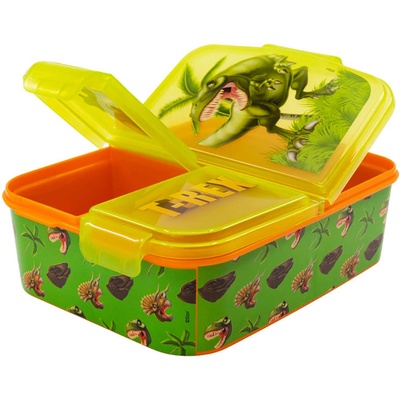 Stor box na svačinu Dinosauři T Rex dělený