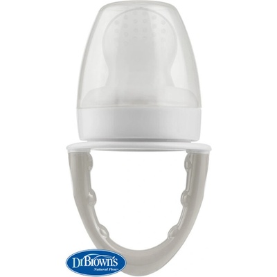 Dr. Brown's detský silikón cumeľ na kŕmenie Fresh Firsts BPA Free šedá