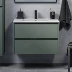 Bath Deluxe Шкаф за баня с мивка MOLDE 80x55x46 см, зелен (BT0143)