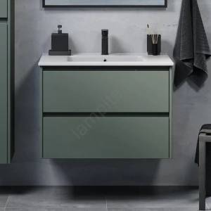 Bath Deluxe Шкаф за баня с мивка MOLDE 80x55x46 см, зелен (BT0143)