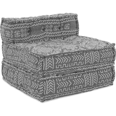 vidaXL Модулен диван Светлосиво 70 x 70 x 56 см текстил (4019058)