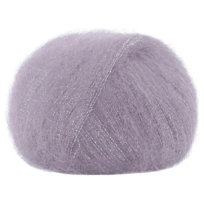 SILK MOHAIR LUX Lana Gatto Farby SILK MOHAIR LUX: 9374 fialovo šedá - VÝPREDAJ