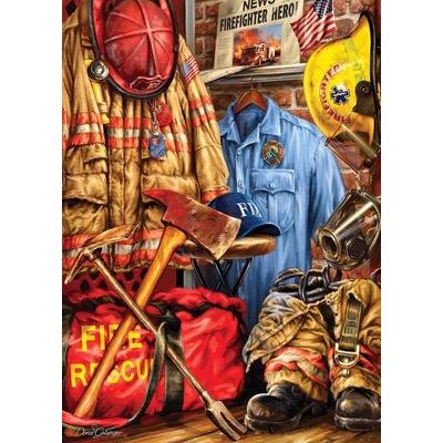 Masterpieces - Puzzle Dona Gelsinger: Fire and Rescue - 1 000 piese